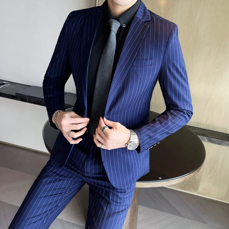 Slim Fit Two-Piece Spring Suit