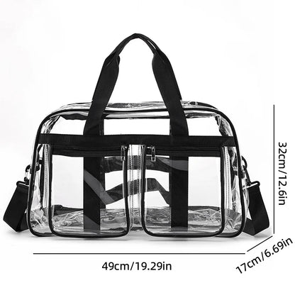 Clear PVC Travel Duffel Bag