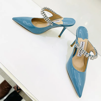 Pointed Toe Mule Heels