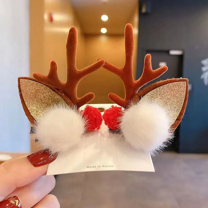 Christmas Antler Hair Clips
