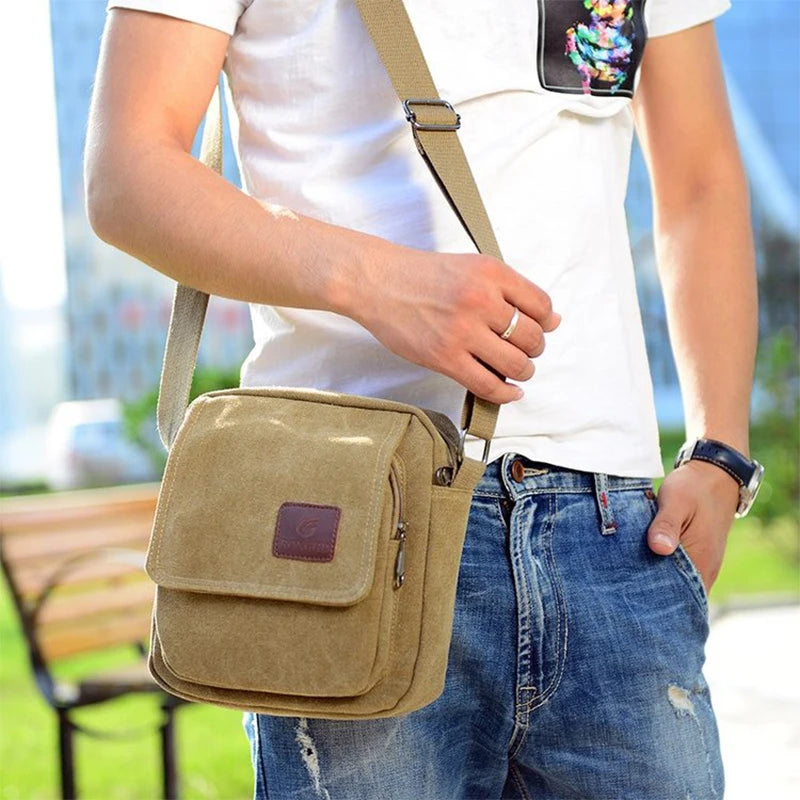 Canvas Military Messenger Bag