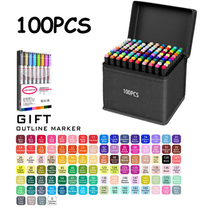 Double Tip Permanent Art Markers