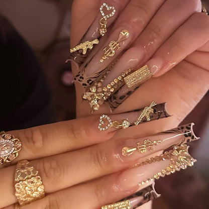 Leopard Cherry Press-On Nails