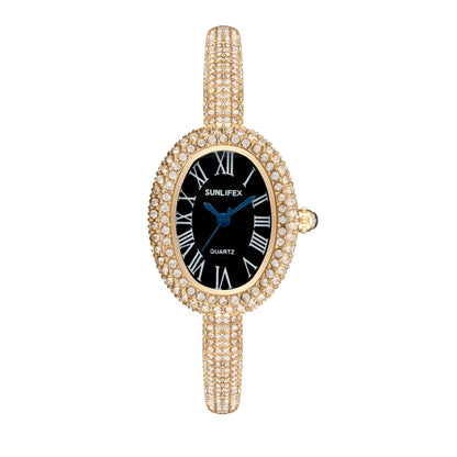 Oval Roman Watch