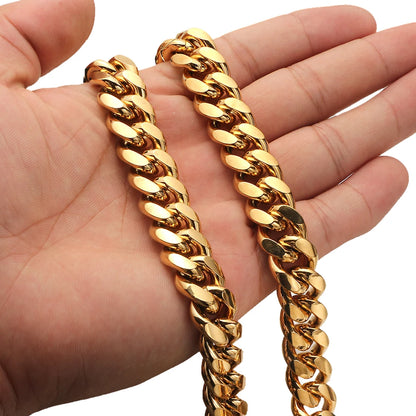 Stainless Steel Cuban Chain Necklace