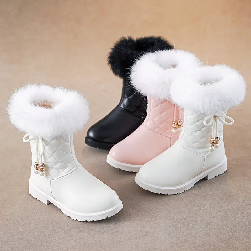 Zip-Up Long-Tube Winter Boots