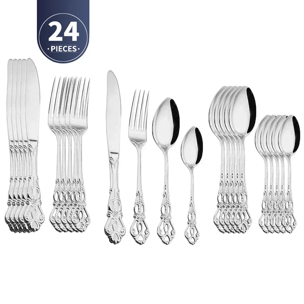 Luxury Gold Cutlery Set