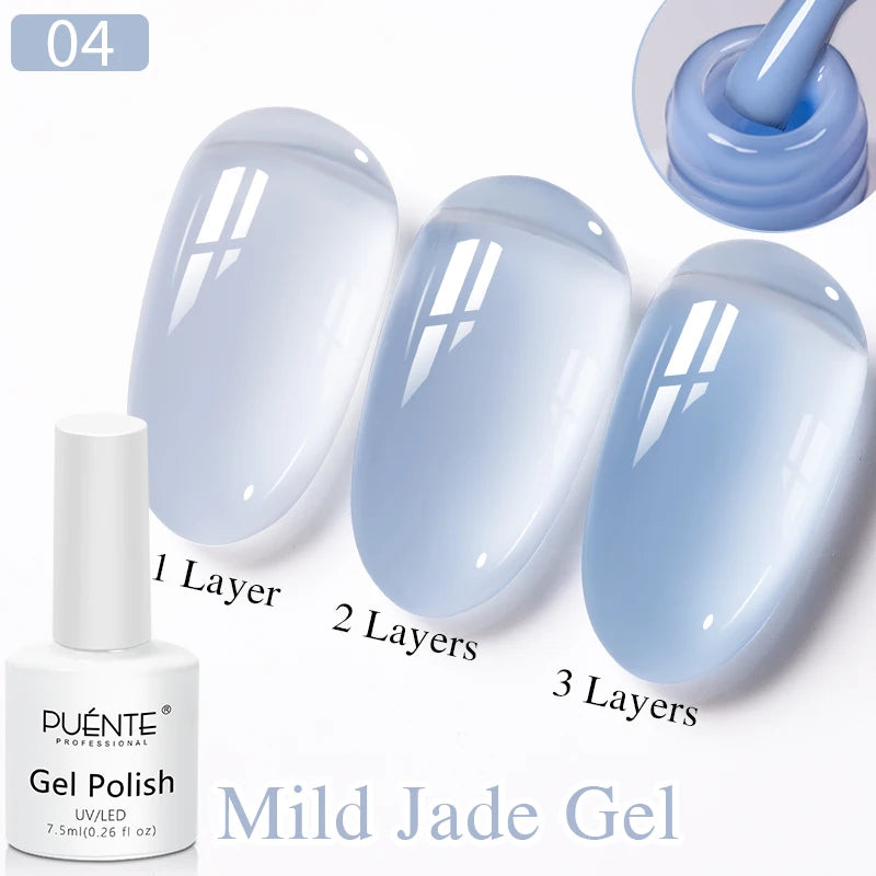 PUENTE Glitter Poly Nail Gel