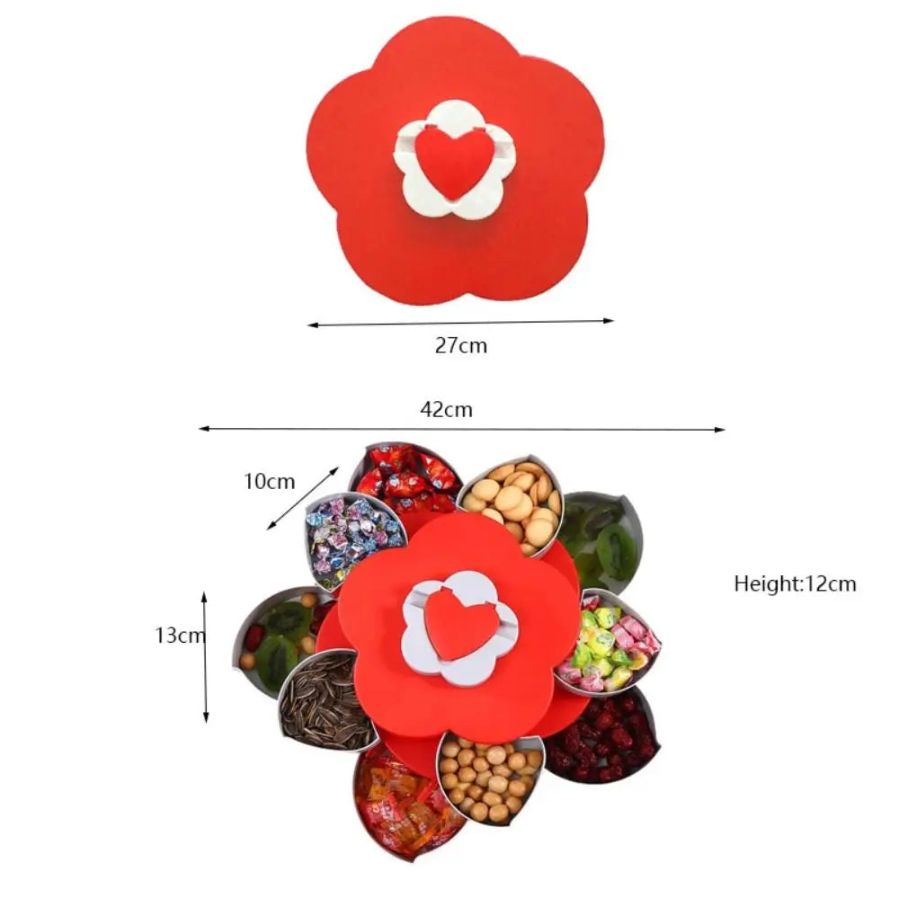 2-Layer Snack Tray Organizer