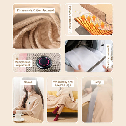 Heated Shawl Blanket