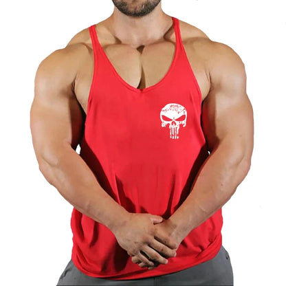 Muscular Stringer Bodybuilding Gym Vest