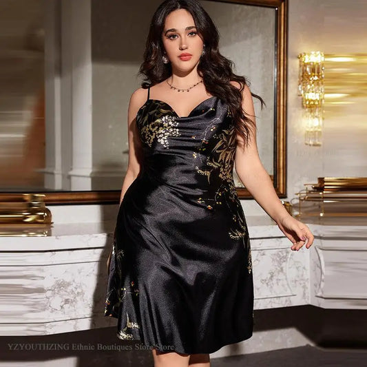 Floral Satin Nightdress