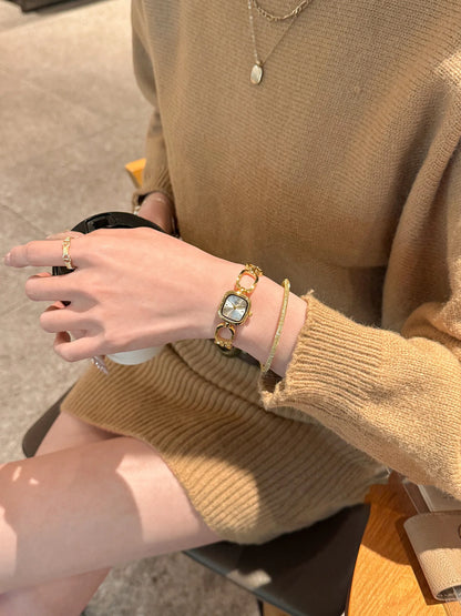 Square Diamond Watch