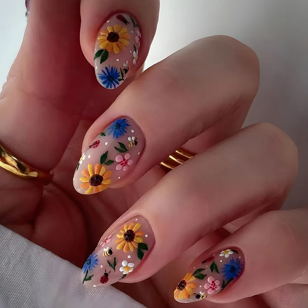 Ballerina French Nail Tips