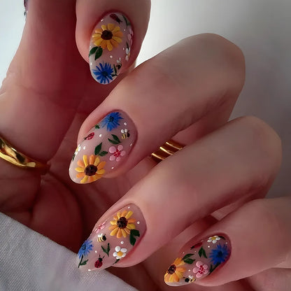 Ballerina French Nail Tips