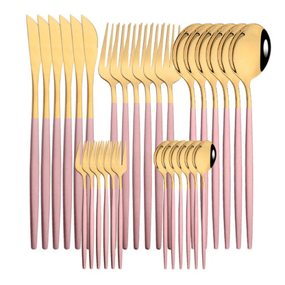 Metal Western Solid Set Pink