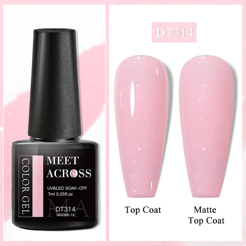 MEET ACROSS Matte Gel Polish