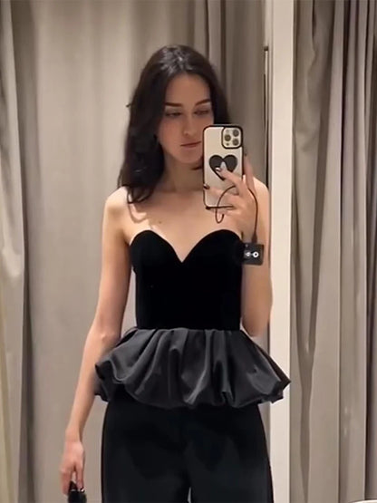 Backless Cropped Vest