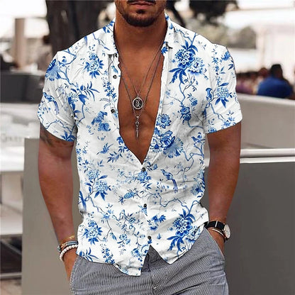 Streetwear Print Casual Shirt