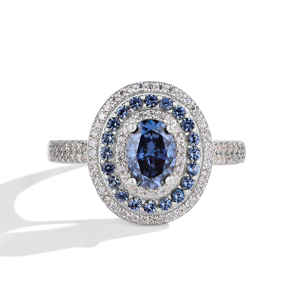 Oval Moissanite Ring