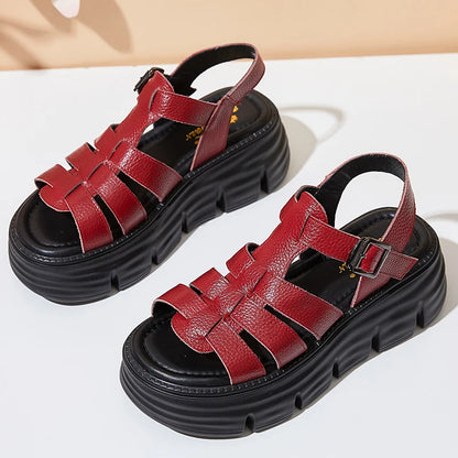 Ankle Strap Gladiator Wedges