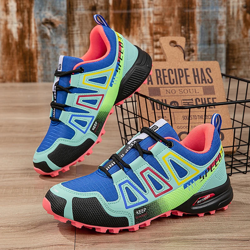 Lace-Up Non-Slip Hiking Shoes