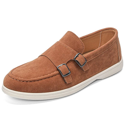 Suede Tassel Driving Loafers