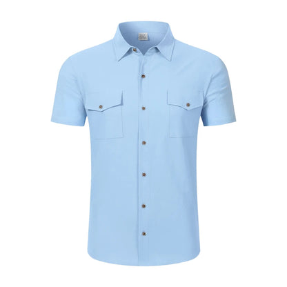 Linen Short Sleeve Summer Shirt
