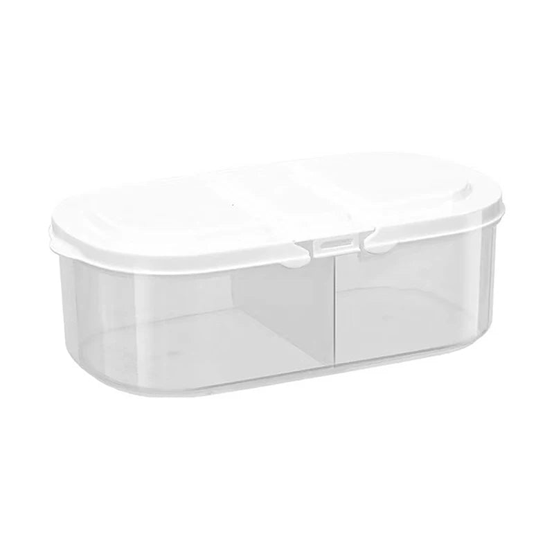 Soft Storage Jar Double Compartment