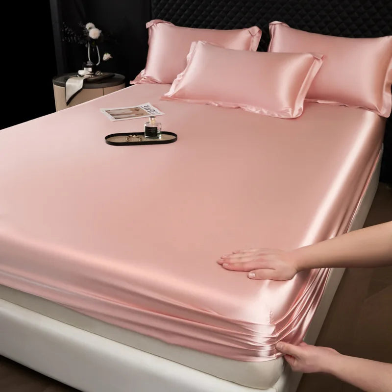 3-Piece Luxury Mulberry Silk Bed Sheet Set