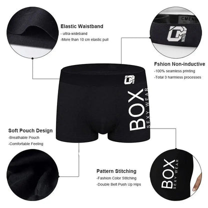 Solid Cotton Boxers