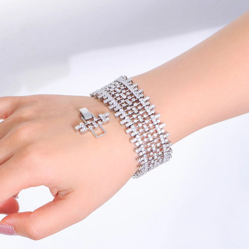 Vintage Zircon Round Bracelet