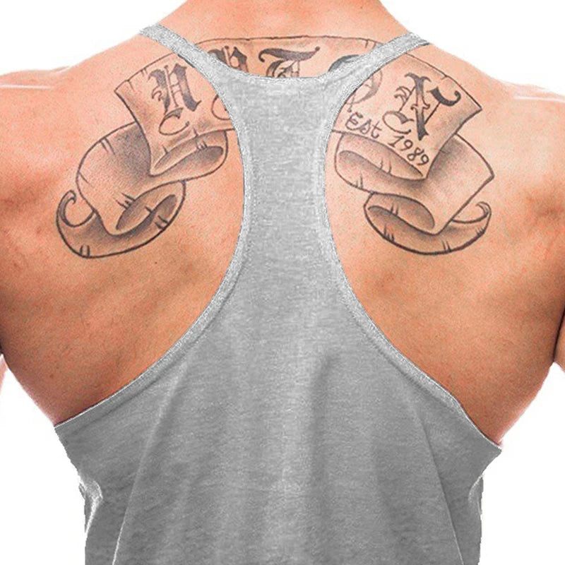 Y-Back Gym Tank Top Cotton