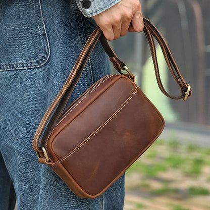 Genuine Leather Vintage Messenger Bag