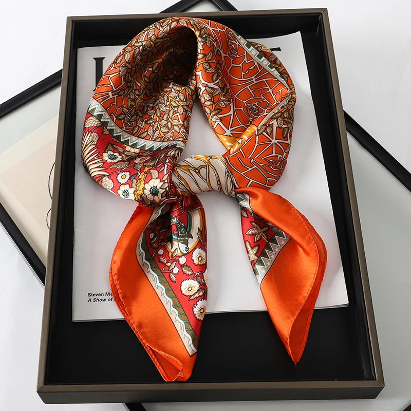 Scarf 70 70Cm Silk Square