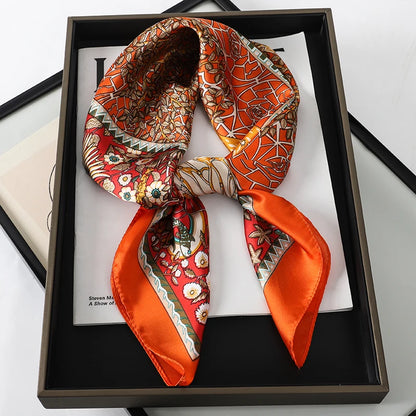 Scarf 70 70Cm Silk Square