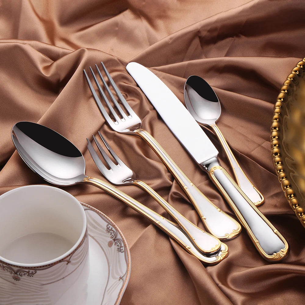 Metal Silver Cutlery Set Piece