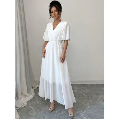 Draped Empire Dress
