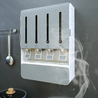 Wall Mount Turntable Spice Rack