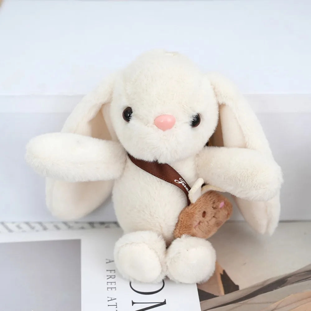 Rabbit Fur Keychain Bag Car