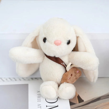 Rabbit Fur Keychain Bag Car