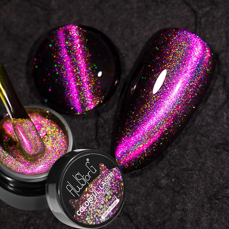 Pink Cat Eye Gel Polish