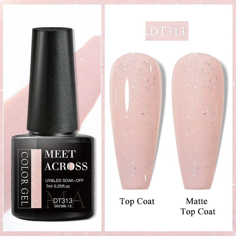 MEET ACROSS Matte Gel Polish