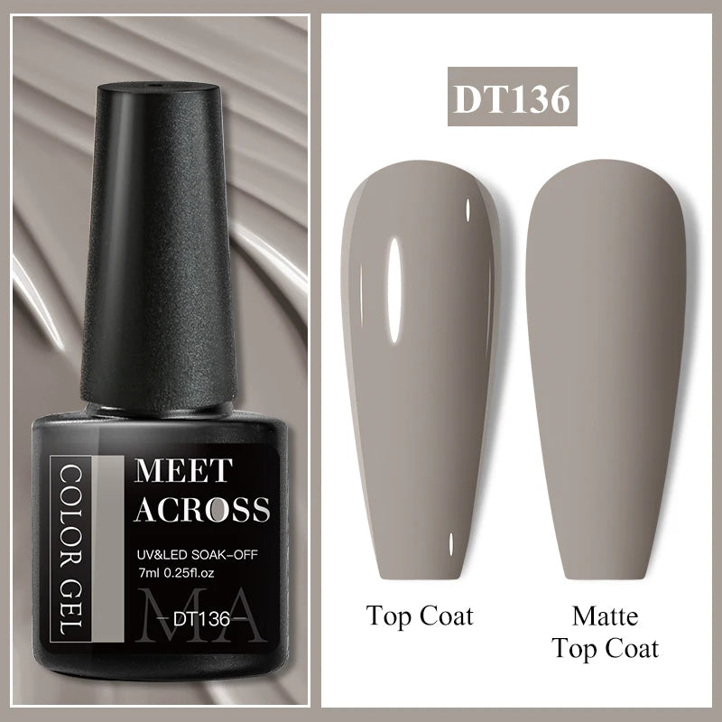 MEET ACROSS Matte Gel Polish