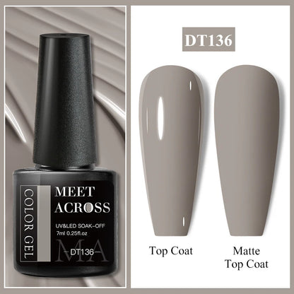 MEET ACROSS Matte Gel Polish