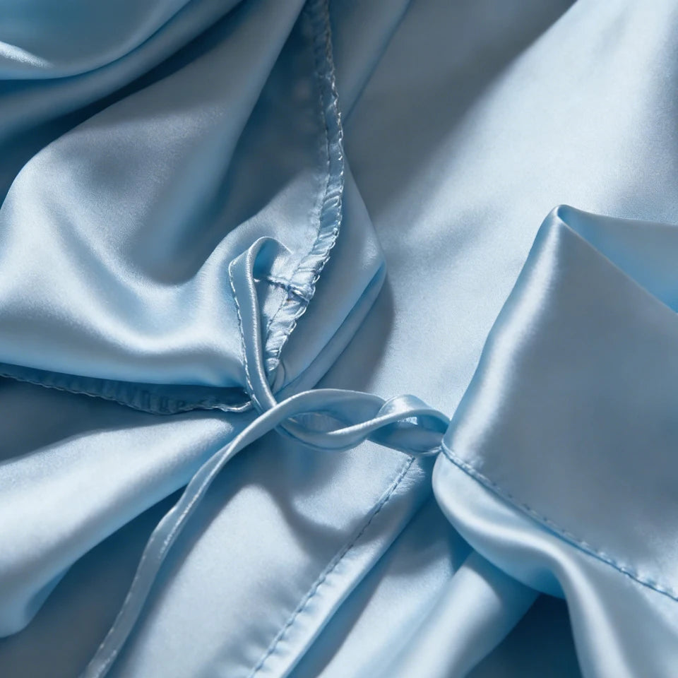 Satin Elegant Mini Robe