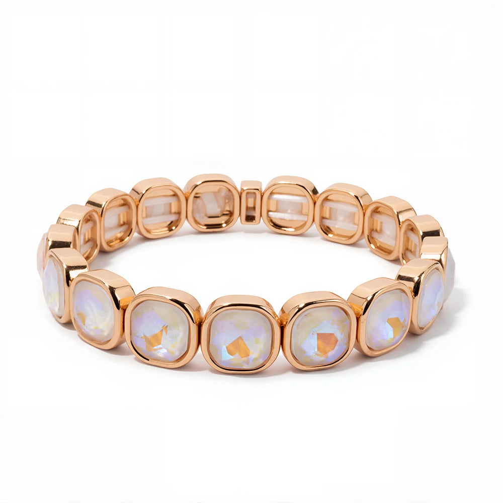 Colorful Rhinestone Beaded Bracelet