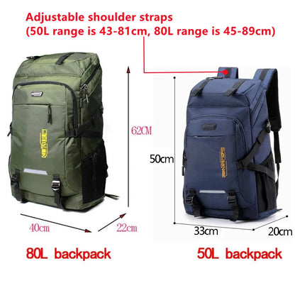 80L Outdoor Hiking Rucksack
