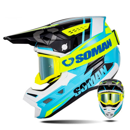 Soman Full-Face ATV Rally Helmet