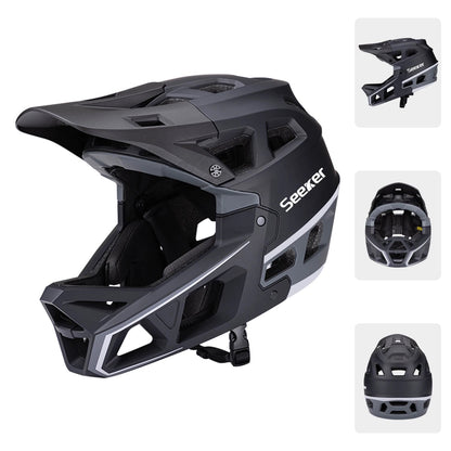 Integrated-Molding Off-Road Full Bike Helmet